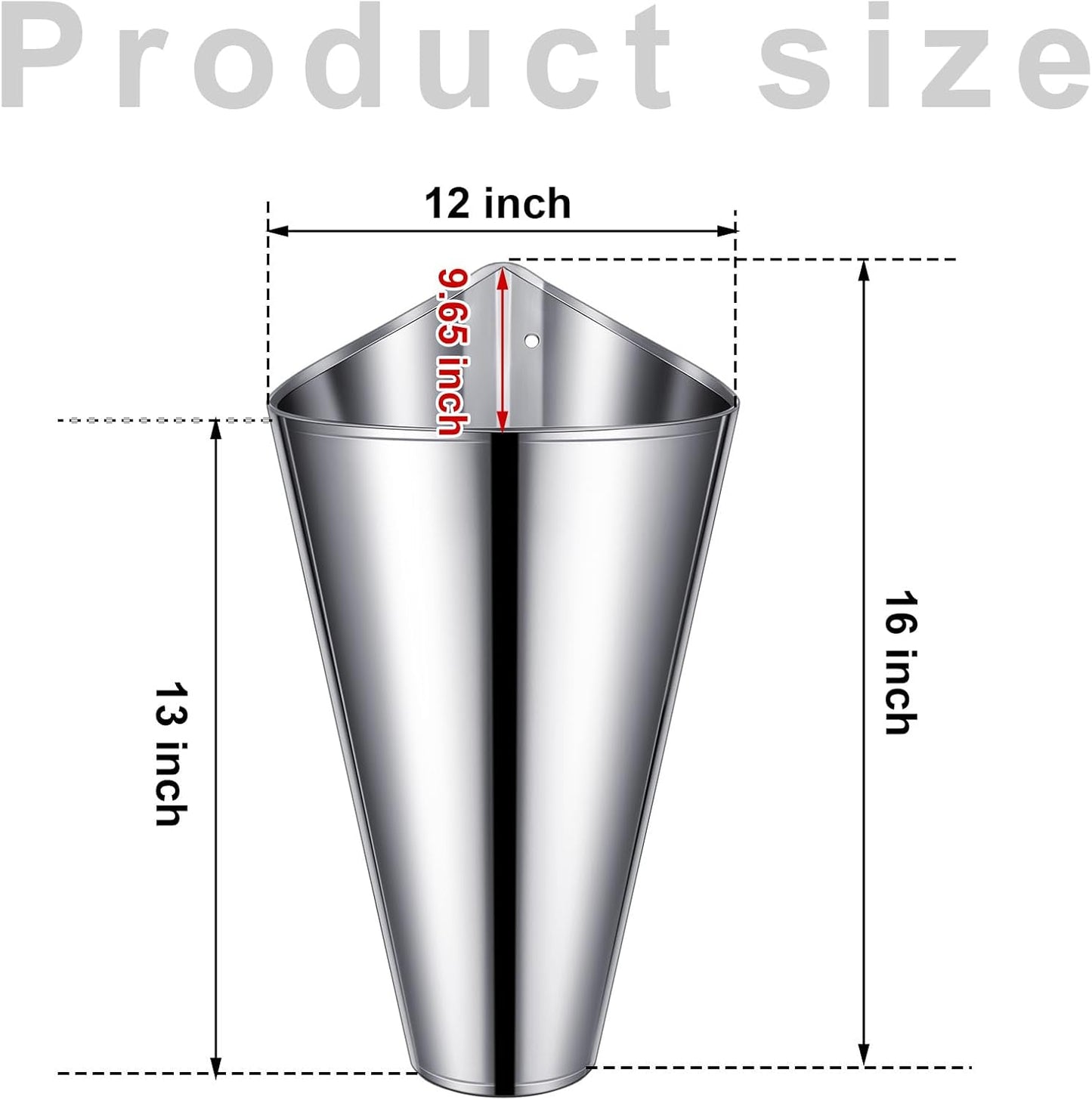 Lasnten 4 Pcs Medium Poultry Restraining Cone