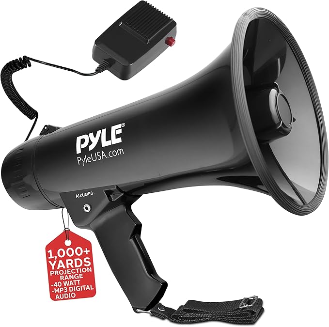 Pyle Megaphone Speaker PA Bullhorn