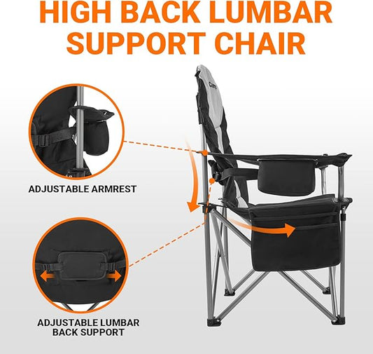 KingCamp Lumbar Support Camping Chair