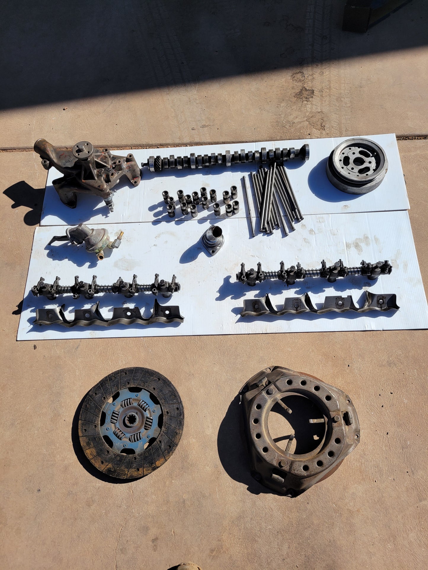 Used 1963 1/2 Ford Galaxie 427FE ENGINE PARTS