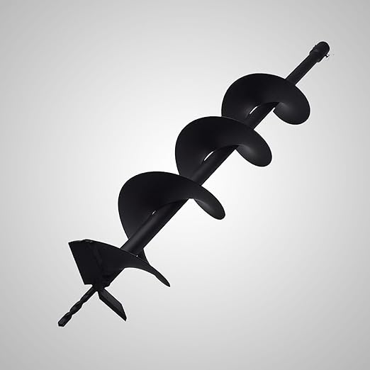 Auger Bit 6 Inch Soil Auger Bit for Gardening, Digging Holes Inside Diameter 3/4 Inch Shaft