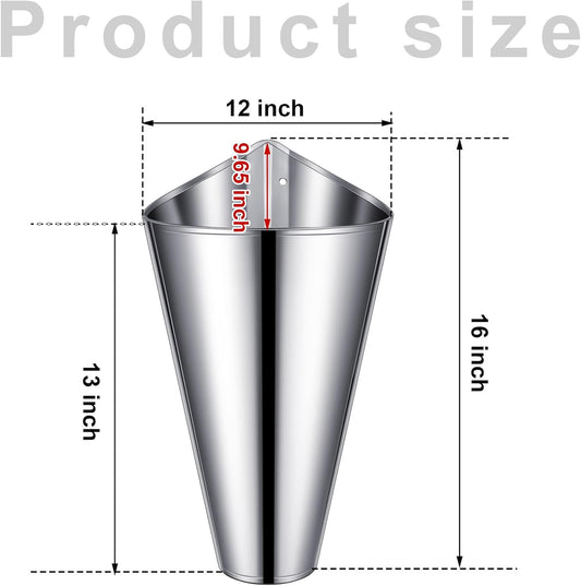 Lasnten 4 Pcs Medium Poultry Restraining Cone