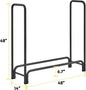 TMEE 4ft Firewood Rack Outdoor Heavy Duty Log Rack