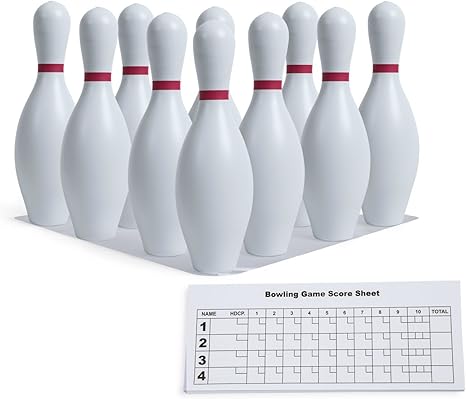 Champion Sports Bowling Set with Plastic Pins - Ball Sold Separately