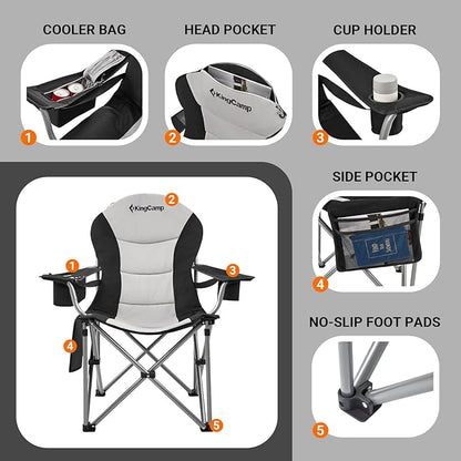 KingCamp Lumbar Support Camping Chair