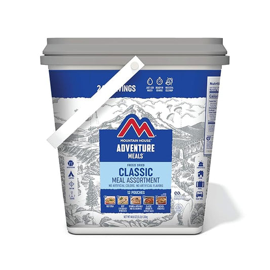 Mountain House Classic Bucket | Freeze Dried Backpacking & Camping Food