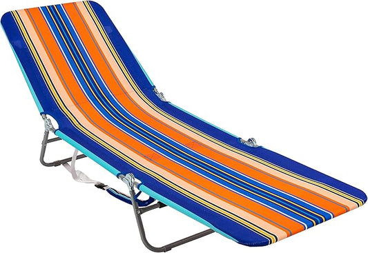 Rio Brands Portable Folding Backpack Beach Lounge Chair