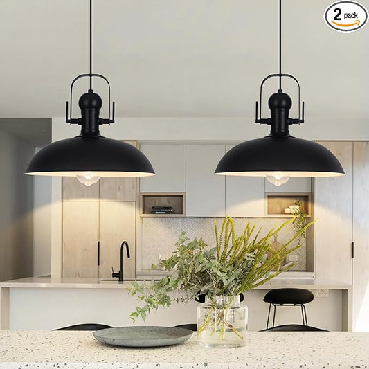 Bronze Pendant Lights Kitchen Island 2 Pack