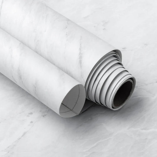 Very Berry Sticker Marble White Gray Matte Paper