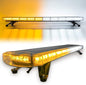 47" 88 Amber White LED Extreme Bright Low Profile Rooftop Light Bar