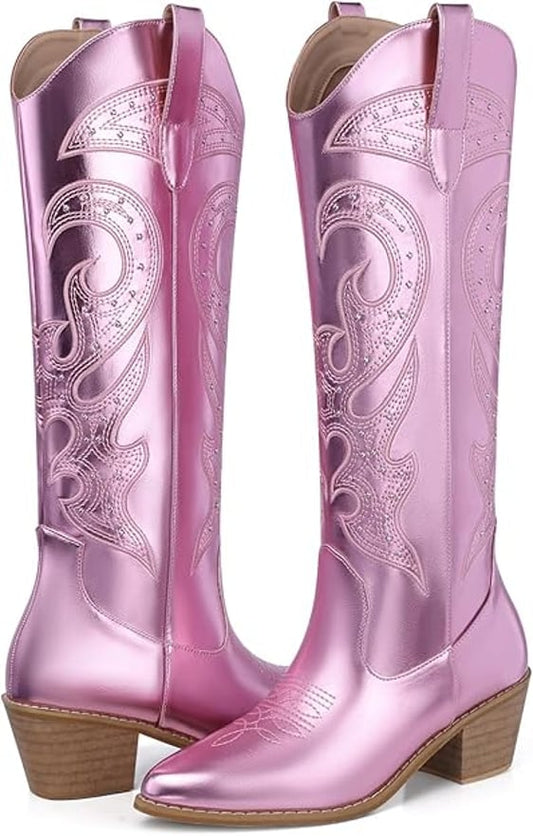 SHIBEVER Knee High Boots